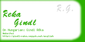 reka gindl business card